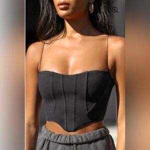 Joah Brown Black Contour Corset